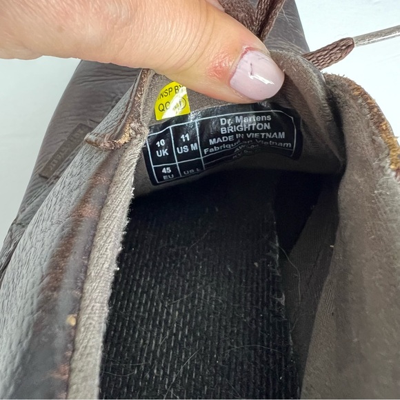 Dr. Martens Brighton Chukka Boots Brown Leather Mens - Picture 5 of 11